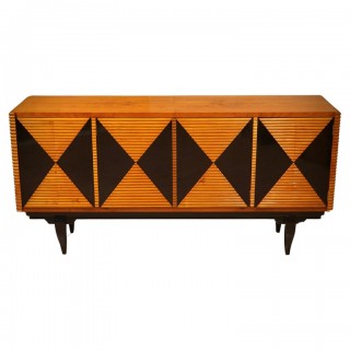 CR 202 Credenza Buffet in legno di ciliegio Italiana, anni '50