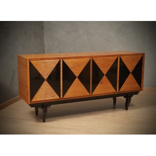 CR 202 Credenza Buffet in legno di ciliegio Italiana, anni '50